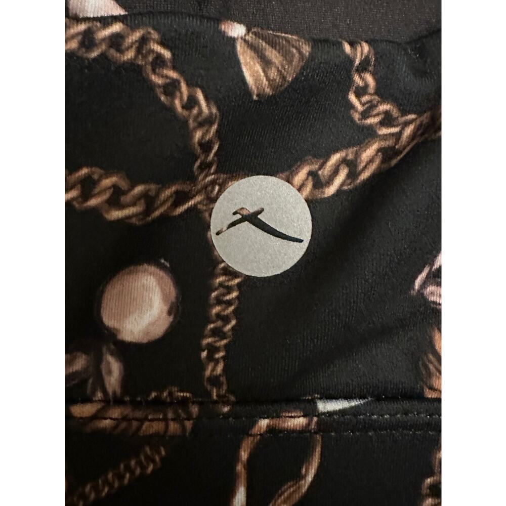 X By GOTTEX Sports Bra Womens XS Chain Jewel Print Padded Wireless - Picture 6 of 7